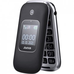 Tokvia T221 Single SIM Κινητό με Μεγάλα Κουμπιά Black