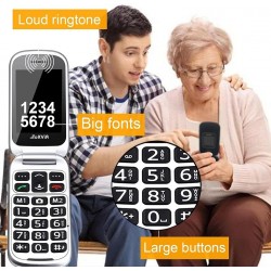 Tokvia T221 Single SIM Κινητό με Μεγάλα Κουμπιά Black