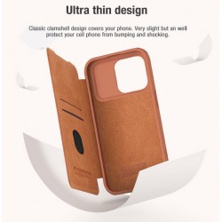 Θήκη Nillkin Qin Book PRO Case Apple iPhone 15 Pro (6.1") Black