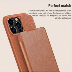 Θήκη Nillkin Qin Book PRO Case Apple iPhone 15 Pro (6.1") Black