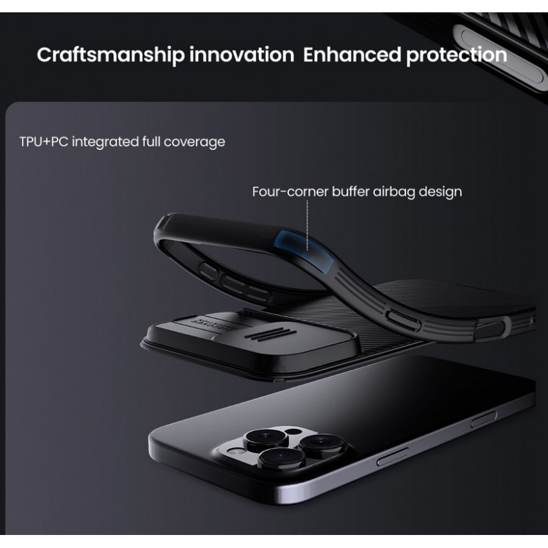 Θήκη NILLKIN Camshield Pro Apple iPhone 16 Pro (6.3") Black