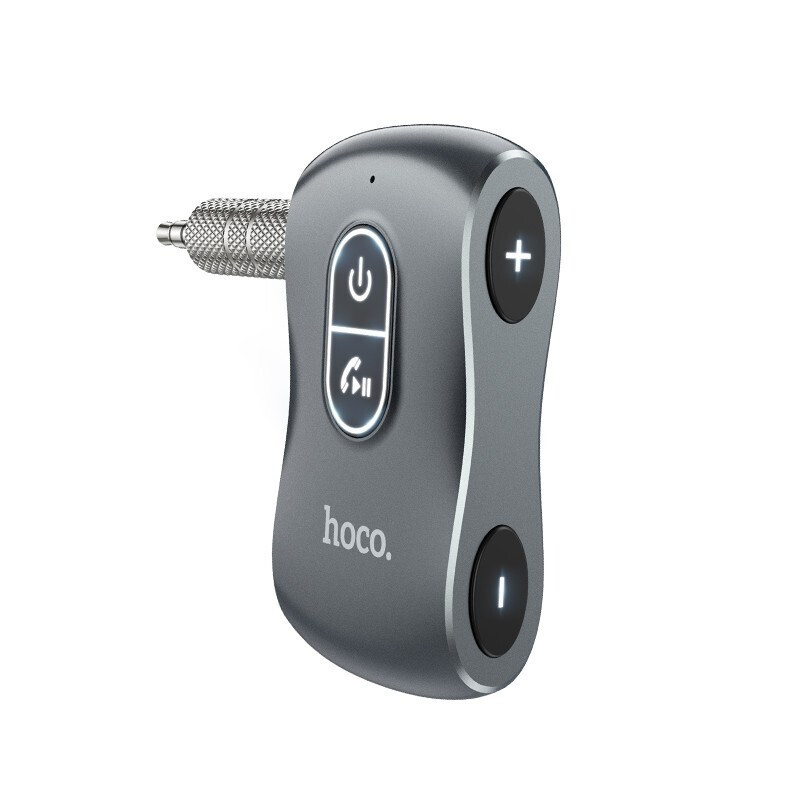 Bluetooth Αυτοκινήτου Hoco E73 Pro Journey AUX Bluetooth Audio Receiver Transmitter Black