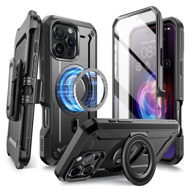 Θήκη Supcase Ub Pro Mag MagSafe Apple iPhone 16 Pro (6.3") Black