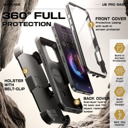 Θήκη Supcase Ub Pro Mag MagSafe Apple iPhone 16 Pro (6.3") Black