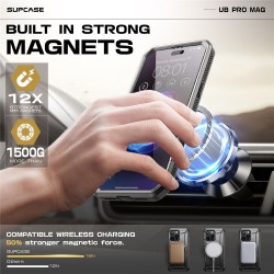 Θήκη Supcase Ub Pro Mag MagSafe Apple iPhone 16 Pro (6.3") Black