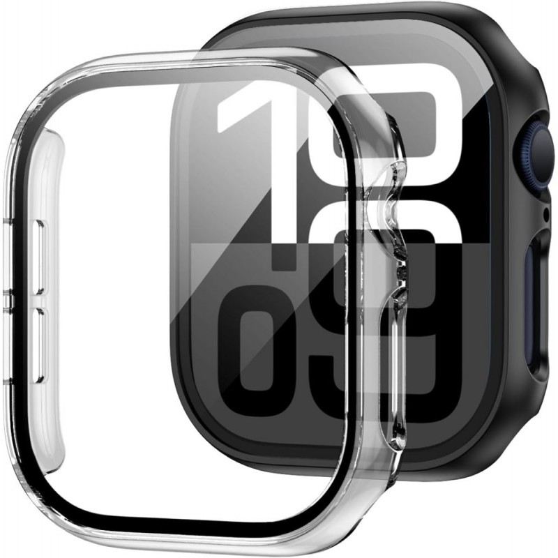 Θήκη PC Full Screen Cover Apple Watch 10 (46mm) Clear
