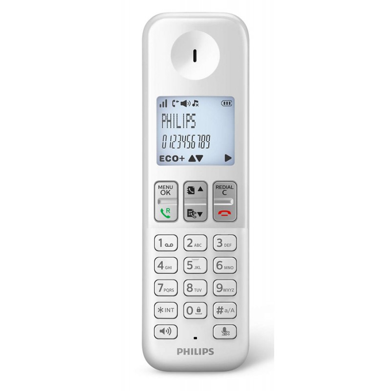 Ασύρματο Τηλέφωνο Philips D2501S-34 White / Blue