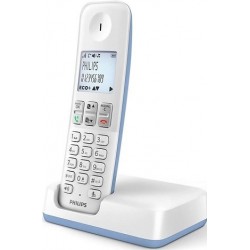 Ασύρματο Τηλέφωνο Philips D2501S-34 White / Blue
