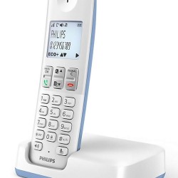 Ασύρματο Τηλέφωνο Philips D2501S-34 White / Blue