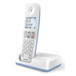 Ασύρματο Τηλέφωνο Philips D2501S-34 White / Blue