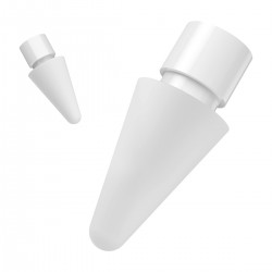 Μύτες Γραφίδας Baseus Smooth Writing Series Stylus Pen Tip Silicone Cover White (12τμχ)