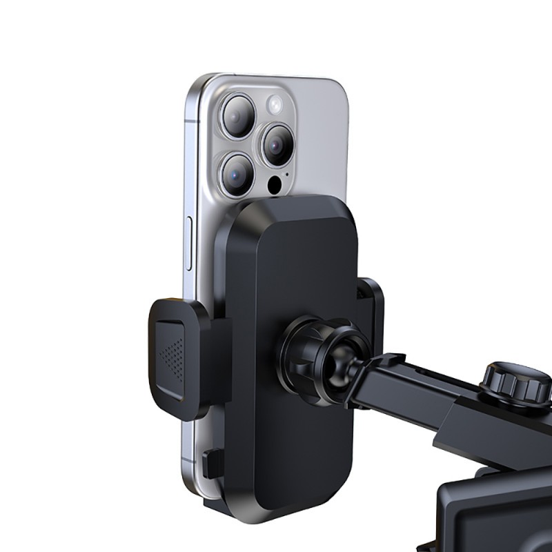 Βάση Αυτοκινήτου BWOO Dashboard car holder BO-ZJ125 ABS & Silicon & Aluminum Black Βάση Αυτοκινήτου BWOO Dashboard car holder BO-ZJ125 ABS & Silicon & Aluminum Black