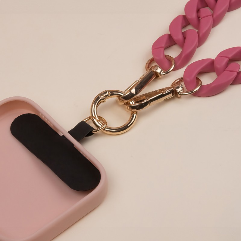 Λουράκι Λαιμού στήριξης Θήκης Smartphone Universal Phone Chain Matte Light Blue Λουράκι Λαιμού στήριξης Θήκης Smartphone Universal Phone Chain Matte Light Blue