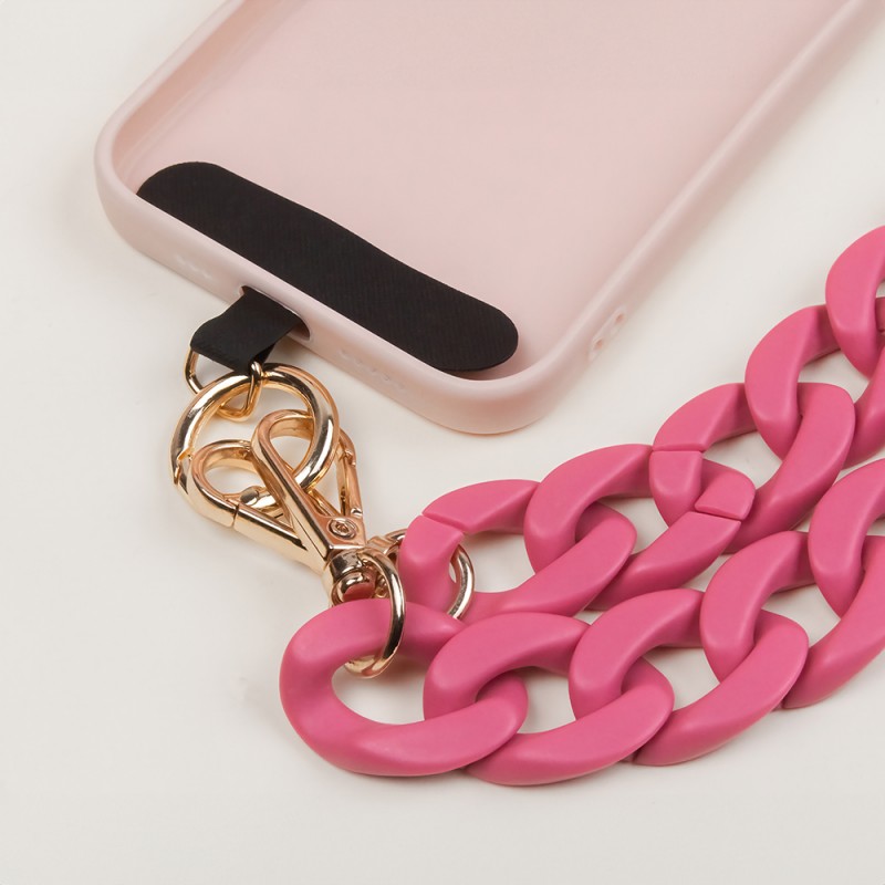 Λουράκι Λαιμού στήριξης Θήκης Smartphone Universal Phone Chain Matte Light Blue Λουράκι Λαιμού στήριξης Θήκης Smartphone Universal Phone Chain Matte Light Blue