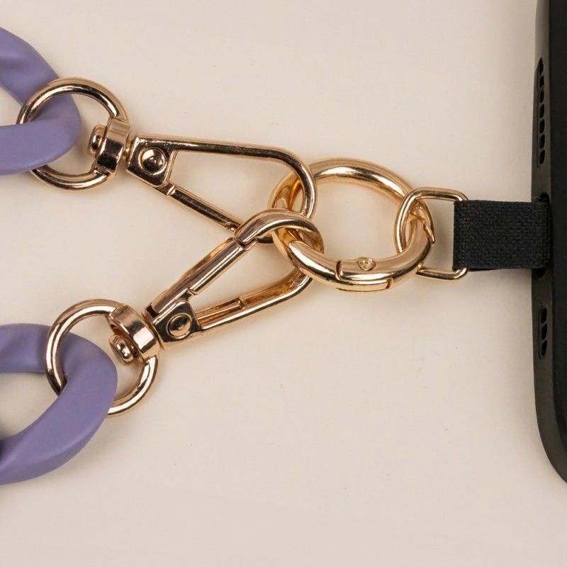 Λουράκι Λαιμού στήριξης Θήκης Smartphone Universal Phone Chain Matte Light Blue Λουράκι Λαιμού στήριξης Θήκης Smartphone Universal Phone Chain Matte Light Blue