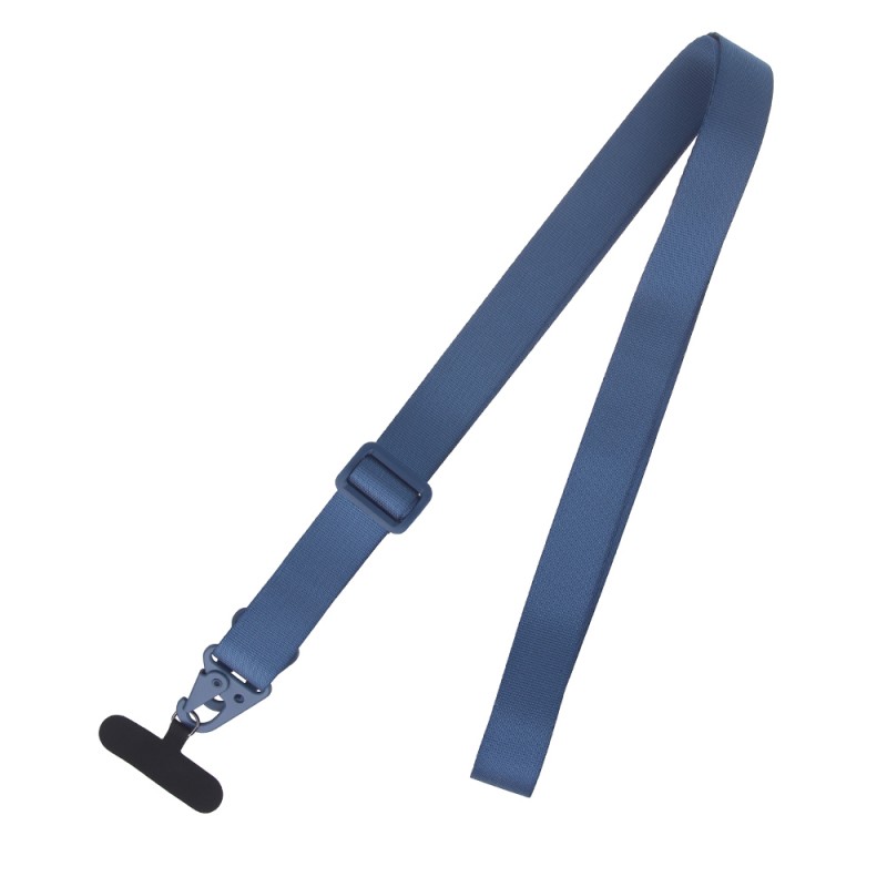  Λουράκι Λαιμού στήριξης Θήκης Smartphone Universal Neck Strap Lanyard Adjustable Long Navy Blue