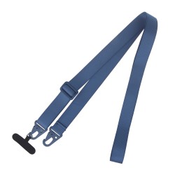  Λουράκι Λαιμού στήριξης Θήκης Smartphone Universal Neck Strap Lanyard Adjustable Long Navy Blue