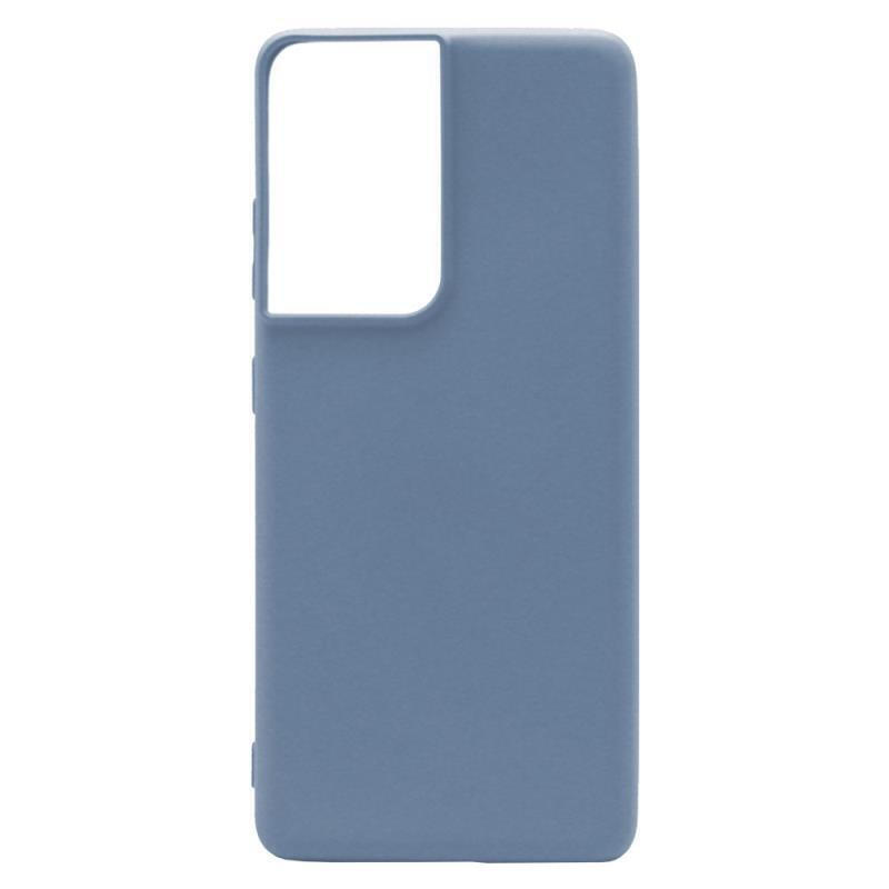 Θήκη Liquid Silicon iNOS Samsung Galaxy S21 Ultra G998 Grey / Blue