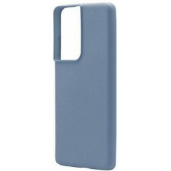 Θήκη Liquid Silicon iNOS Samsung Galaxy S21 Ultra G998 Grey / Blue