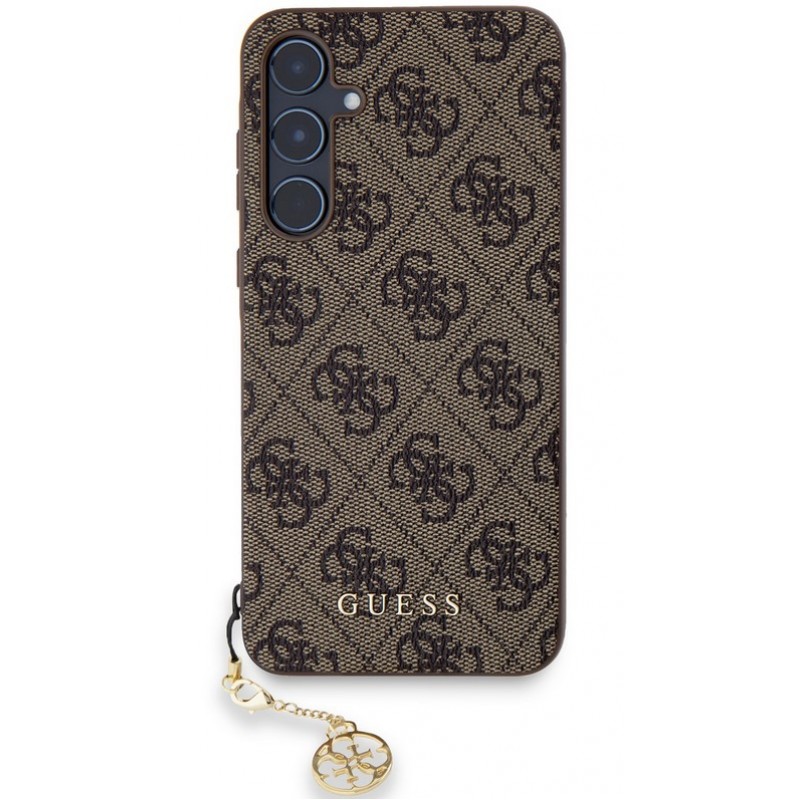 Θήκη Guess 4G Charm Case for Samsung Galaxy A55 5G SM-A556 Brown