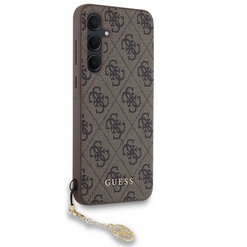 Θήκη Guess 4G Charm Case for Samsung Galaxy A55 5G SM-A556 Brown