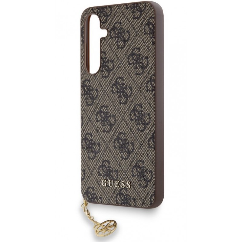 Θήκη Guess 4G Charm Case for Samsung Galaxy A55 5G SM-A556 Brown