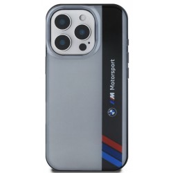 Θήκη BMW IML Motorsport Vertical Stripe Case for iPhone 16 Pro (6.3") Grey