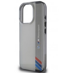 Θήκη BMW IML Motorsport Vertical Stripe Case for iPhone 16 Pro (6.3") Grey