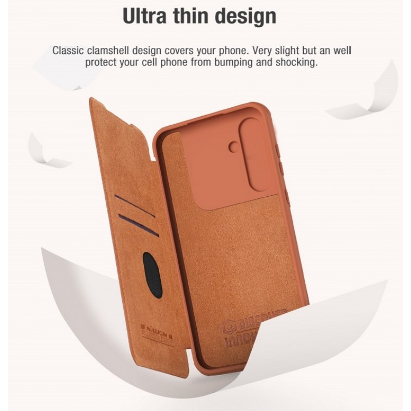 Θήκη Nillkin Qin Book PRO Case for Samsung Galaxy A55 5G SM-S556 Red