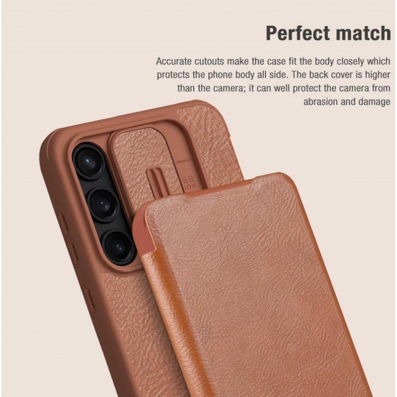 Θήκη Nillkin Qin Book PRO Case for Samsung Galaxy A55 5G SM-S556 Red