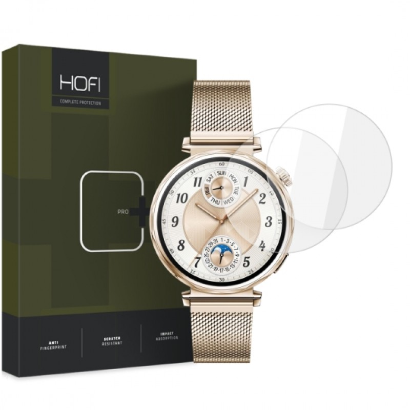 Γυαλί Προστασίας Hofi Glass Pro+ Huawei Watch GT 5 (41mm) Tempered Glass Pro+ 9H AntiCrash / AntiShock (2τμχ)