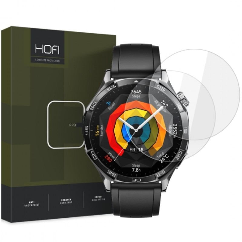 Γυαλί Προστασίας Hofi Glass Pro+ Huawei Watch GT 5 (46mm) Tempered Glass Pro+ 9H AntiCrash / AntiShock (2τμχ)