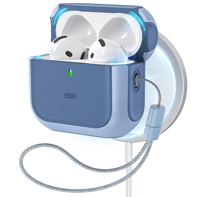 Θήκη Esr Orbit Halolock Magsafe Apple Airpods 4 Blue