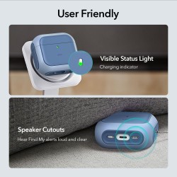 Θήκη Esr Orbit Halolock Magsafe Apple Airpods 4 Blue