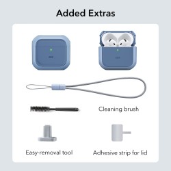 Θήκη Esr Orbit Halolock Magsafe Apple Airpods 4 Blue