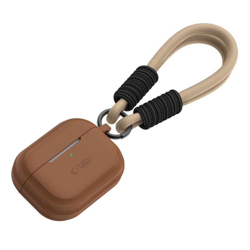 Θήκη Tech-Protect Silicone Rope Apple Airpods Pro 1 / 2 Chocolate Brown