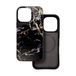 Θήκη Forcell F-Protect Mirage Case with MagSafe Apple iPhone 16 Pro Max (6.9") Black Marble
