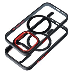 Θήκη Color Edge Mag Cover Apple iPhone 16 Pro Max (6.9") Black / Red