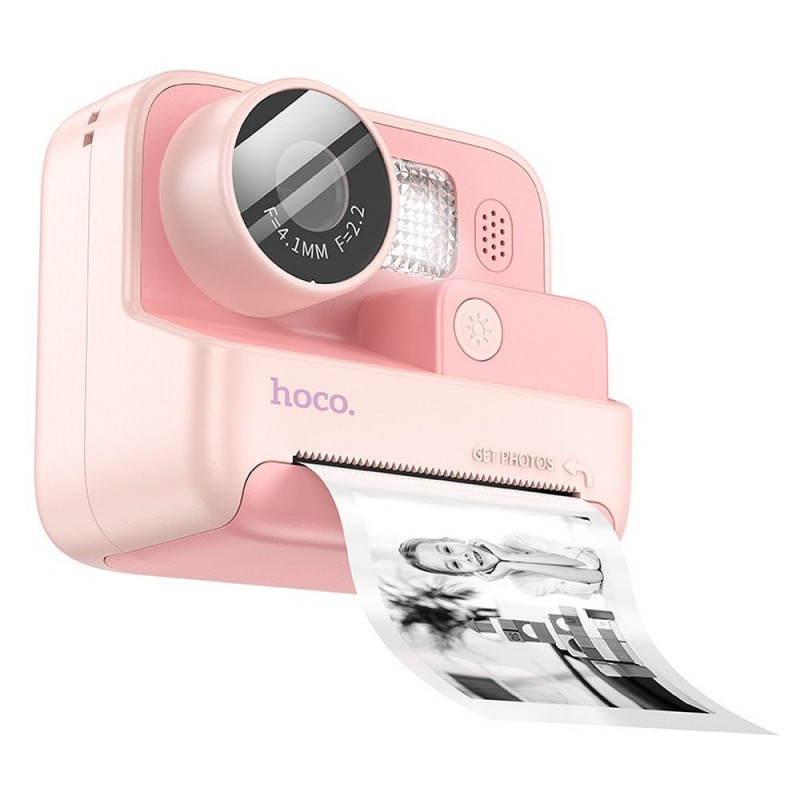 Κάμερα Hoco Digital Kids Camera with Printer DV200 Pink