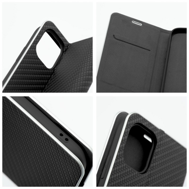 Θήκη Book Forcell Luna Apple iPhone 15 Pro Max (6.7") Black