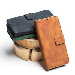 Θήκη Tender Book Leather Apple iPhone 16 Pro Max (6.9") Brown