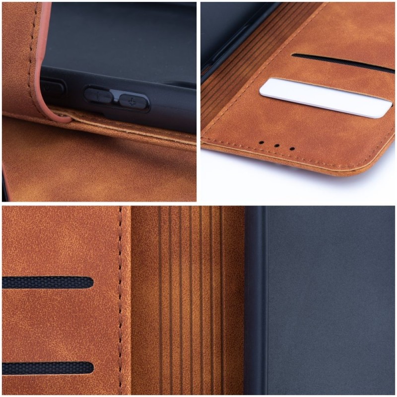 Θήκη Tender Book Leather Apple iPhone 16 Pro Max (6.9") Brown