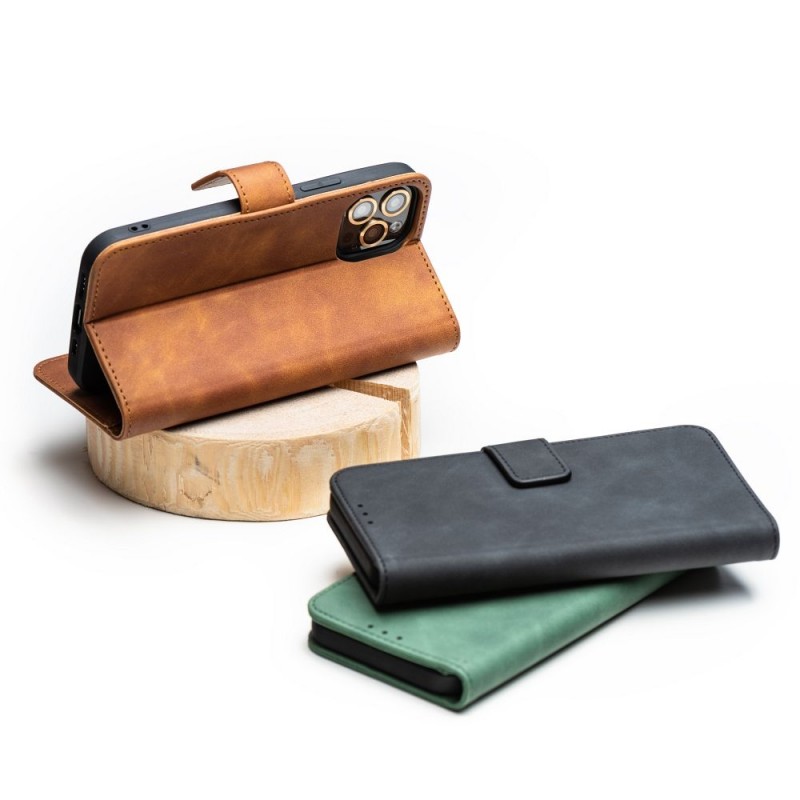 Θήκη Tender Book Leather Apple iPhone 16 Pro Max (6.9") Brown