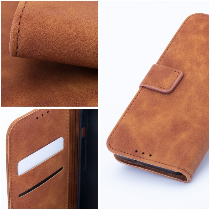 Θήκη Tender Book Leather Apple iPhone 16 Pro Max (6.9") Brown