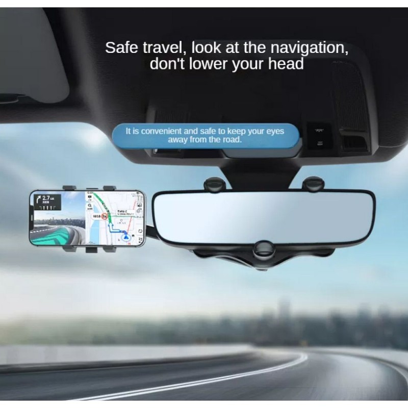 Βάση Αυτοκινήτου Mirror Car Holder Type 1 Black