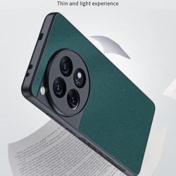 Θήκη PC & TPU Leather Cover  Xiaomi Poco M7 Pro Dark Green