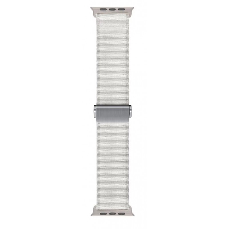 Ανταλλακτικό λουράκι Weave Pro QuickFit SApple Watch 1/2/3/4/5/6/SE/7/8 (42/44/45/49mm) White