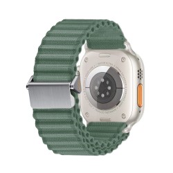 Ανταλλακτικό λουράκι Weave Pro QuickFit Apple Watch 1/2/3/4/5/6/SE/7/8 (42/44/45/49mm) Army Green