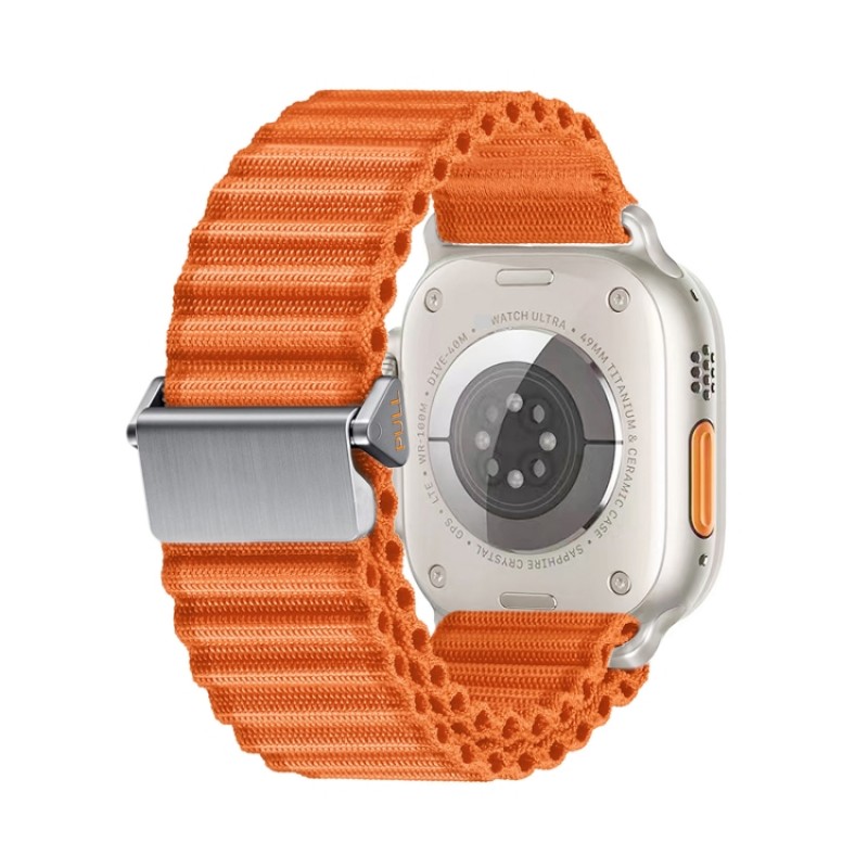 Ανταλλακτικό λουράκι Weave Pro QuickFit Apple Watch 1/2/3/4/5/6/SE/7/8 (42/44/45/49mm) Orange