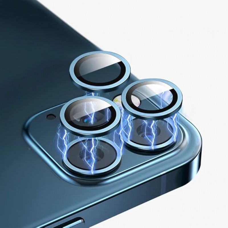 Γυαλί Προστασίας Eagle Eye Camera Lens with Metal Ring Iphone 15 Pro (6.1'')/15 Pro Max (6.7") Tempered Glass 9H AntiCrash / AntiShock Blue Γυαλί Προστασίας Eagle Eye Camera Lens with Metal Ring Iphone 15 Pro (6.1'')/15 Pro Max (6.7") Tempered Glass 9H AntiCrash / AntiShock Blue